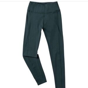 Madewell MWL Flex High Rise Leggings in Dark Palm